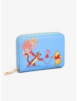Our Universe Disney Winnie The Pooh Jump Rope Floral Zip Wallet - BoxLunch Exclusive