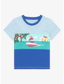 Studio Ghibli Ponyo Sosuke & Ponyo Boat Panel Toddler T-Shirt - BoxLunch Exclusive