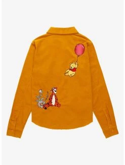 Her Universe Disney Winnie The Pooh Pooh & Friends Embroidered Overshirt - BoxLunch Exclusive -BoxLunch Shop 17098259 av1