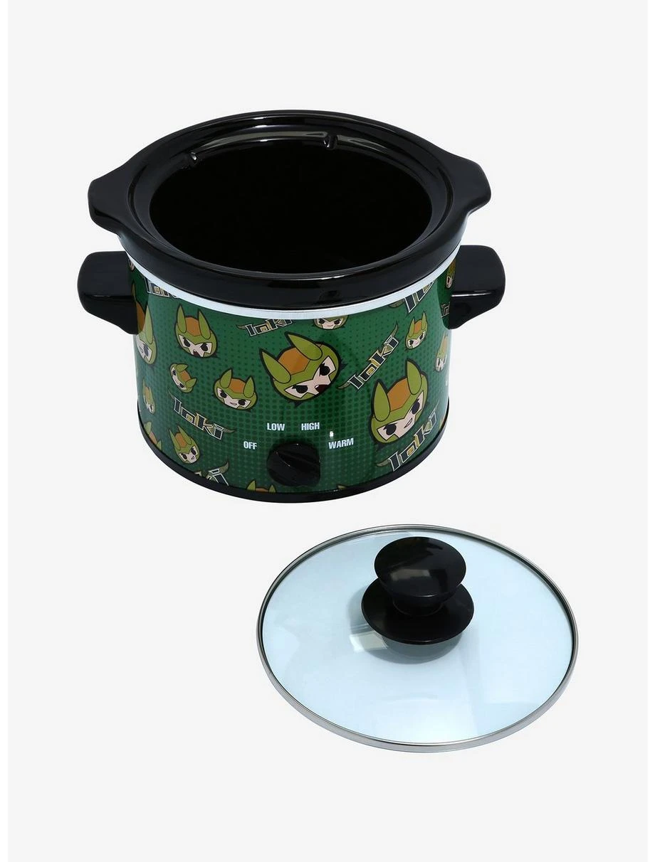 Boxlunch Marvel Loki Chibi Loki 2-Quart Slow Cooker 4 Boxlunch Marvel Loki Chibi Loki 2-Quart Slow Cooker - Image 2