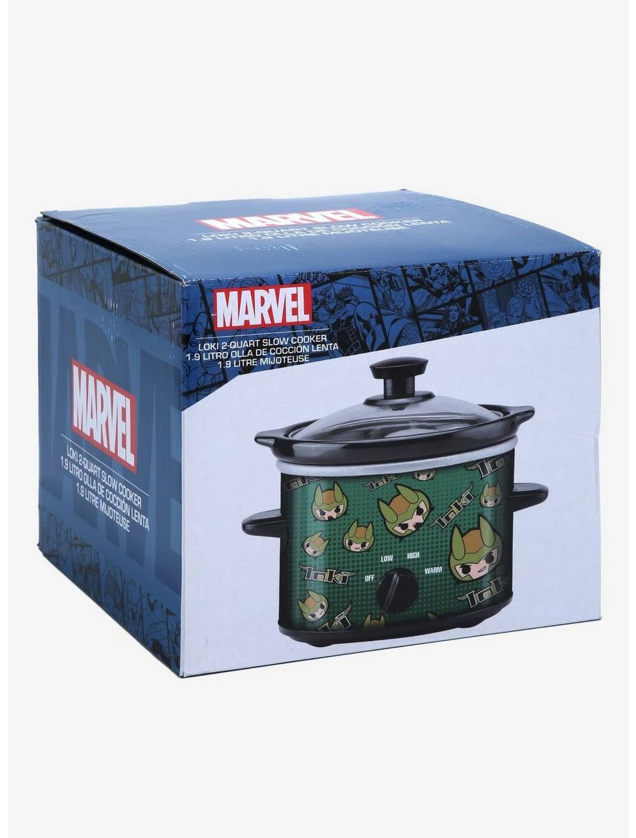 Boxlunch Marvel Loki Chibi Loki 2-Quart Slow Cooker 6 Boxlunch Marvel Loki Chibi Loki 2-Quart Slow Cooker - Image 4