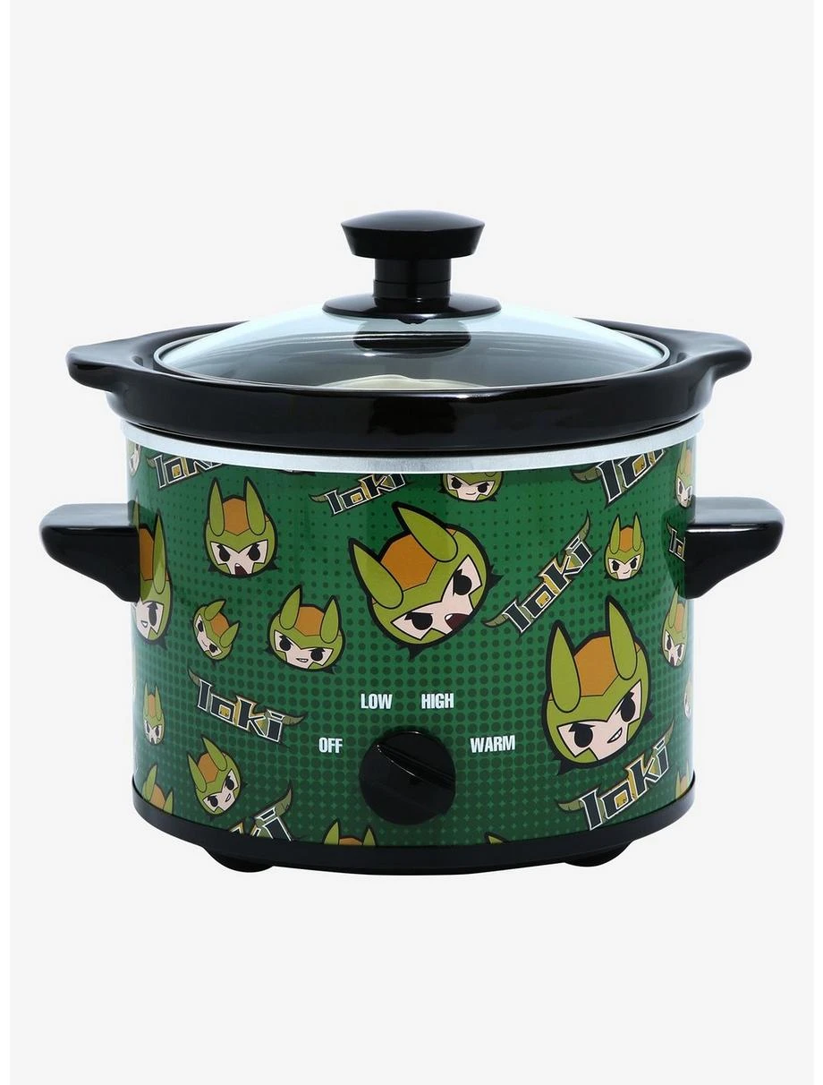 Boxlunch Marvel Loki Chibi Loki 2-Quart Slow Cooker 3 Boxlunch Marvel Loki Chibi Loki 2-Quart Slow Cooker