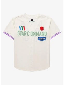 Our Universe Disney Pixar Toy Story Buzz Lightyear Star Command Baseball Jersey - BoxLunch Exclusive