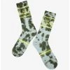 Avatar: The Last Airbender Earthbending Symbol Tie-Dye Crew Socks - BoxLunch Exclusive