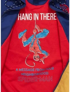 Marvel Spider-Man Hang In There Color Block Jacket - BoxLunch Exclusive -BoxLunch Shop 17277483 av2