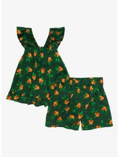 Our Universe Disney Minnie Mouse Orange Allover Print Ruffled Toddler Skort - BoxLunch Exclusive -BoxLunch Shop 17299754 av2