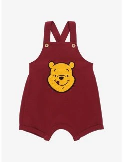 Disney Winnie The Pooh Smiling Portrait Infant Overalls - BoxLunch Exclusive
