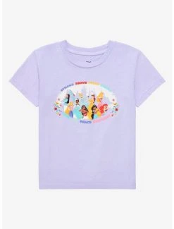 Disney Princess Group Portrait Traits Toddler T-Shirt - BoxLunch Exclusive