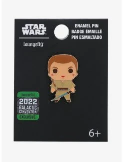 Loungefly Star Wars: Episode I - The Phantom Menace Chibi Obi-Wan Kenobi (Padawan) Enamel Pin - BoxLunch Exclusive -BoxLunch Shop 17356642 av1