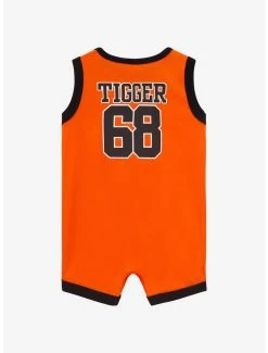 Disney Winnie The Pooh Tigger Infant Basketball Jersey Romper - BoxLunch Exclusive