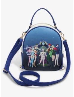 Pretty Guardian Sailor Moon Sailor Guardians & Black Moon Reversible Mini Backpack - BoxLunch Exclusive -BoxLunch Shop 17398822 av4