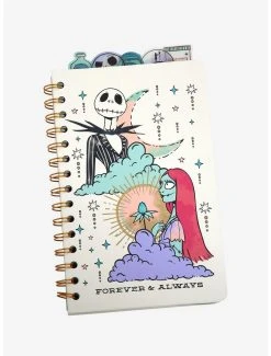 Disney The Nightmare Before Christmas Jack Skellington & Sally Celestial Tab Journal - BoxLunch Exclusive