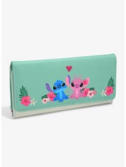Our Universe Disney Lilo & Stitch: The Series Stitch & Angel Spring Wallet - BoxLunch Exclusive