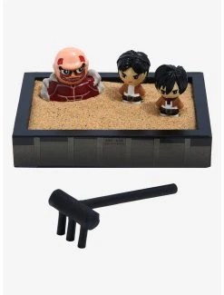 Attack On Titan Colossal Titan & Scout Regiment Soldiers Mini Sand Garden - BoxLunch Exclusive