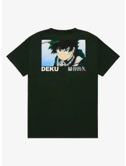 My Hero Academia Deku Panel Youth T-Shirt - BoxLunch Exclusive -BoxLunch Shop 17543990 av1