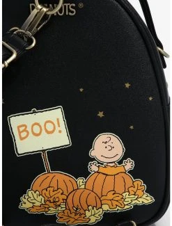 Peanuts Snoopy & Woodstock The Great Pumpkin Convertible Light-Up Mini Backpack - BoxLunch Exclusive -BoxLunch Shop 17669782 av4