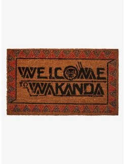 Marvel Black Panther Welcome To Wakanda Doormat - BoxLunch Exclusive
