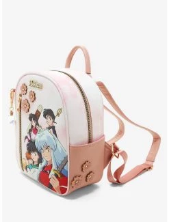 InuYasha Cast With Sakura Flowers Mini Backpack - BoxLunch Exclusive -BoxLunch Shop 17721433 av2