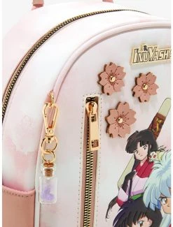 InuYasha Cast With Sakura Flowers Mini Backpack - BoxLunch Exclusive -BoxLunch Shop 17721433 av3
