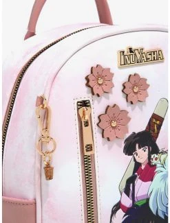 InuYasha Cast With Sakura Flowers Mini Backpack - BoxLunch Exclusive -BoxLunch Shop 17721433 av4