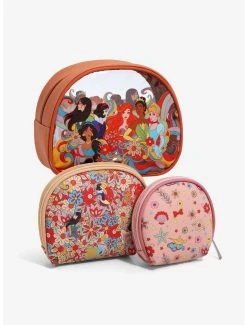 Disney Princess Groovy Group Portrait Cosmetic Bag Set - BoxLunch Exclusive -BoxLunch Shop 17721451 av2