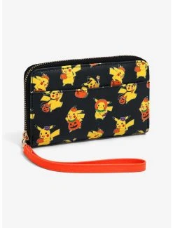 Pokémon Pikachu Halloween Costumes Allover Print Wallet - BoxLunch Exclusive