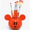 Disney Mickey Mouse Jack-O'Lantern Makeup Brush Set & Holder - BoxLunch Exclusive -BoxLunch Shop 17774022 hi