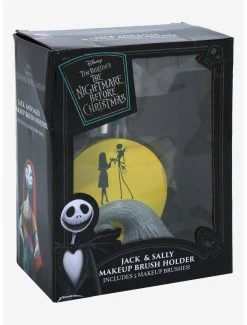 Disney's The Nightmare Before Christmas Jack & Sally Spiral Hill Makeup Brush Set & Holder - BoxLunch Exclusive -BoxLunch Shop 17781523 av4