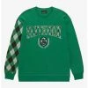 Harry Potter Slytherin Argyle Crewneck - BoxLunch Exclusive
