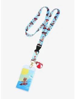 Loungefly Marvel Guardians Of The Galaxy Little Groot Beach Lanyard - BoxLunch Exclusive