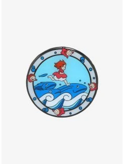 Loungefly Studio Ghibli Ponyo Circular Frame Enamel Pin - BoxLunch Exclusive