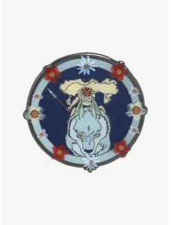 Loungefly Studio Ghibli Princess Mononoke San Stained Glass Enamel Pin - BoxLunch Exclusive