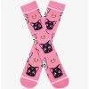 Sailor Moon Luna & Artemis Crew Socks - BoxLunch Exclusive -BoxLunch Shop 18228079 hi