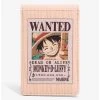 One Piece Monkey D. Luffy Wanted Poster Bifold Wallet - BoxLunch Exclusive -BoxLunch Shop 18316687 hi
