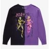 JoJo's Bizarre Adventure Golden Wind & Giorno Portraits Split-Dye Long Sleeve T-Shirt - BoxLunch Exclusive