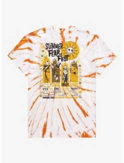 Disney The Nightmare Before Christmas Characters Summer Fear Fest Tie-Dye Youth T-Shirt - BoxLunch Exclusive -BoxLunch Shop 18394725 av1