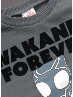 Marvel Black Panther Wakanda Forever Color Block Crew Neck - BoxLunch Exclusive -BoxLunch Shop 18397107 av2