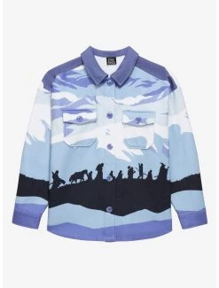 The Lord Of The Rings Fellowship Group Scenic Portrait Polar Fleece Jacket - BoxLunch Exclusive