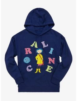 Coraline Coraline Jones Letter Portrait Hoodie - BoxLunch Exclusive