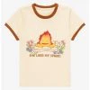 Studio Ghibli Howl's Moving Castle Calcifer Spark Toddler Ringer T-Shirt - BoxLunch Exclusive! -BoxLunch Shop 18626226 hi