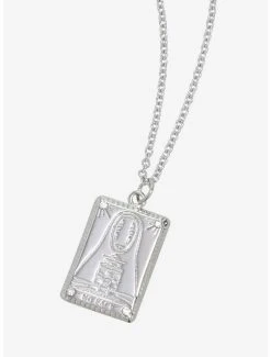 Studio Ghibli Spirited Away No-Face Tarot Card Necklace - BoxLunch Exclusive