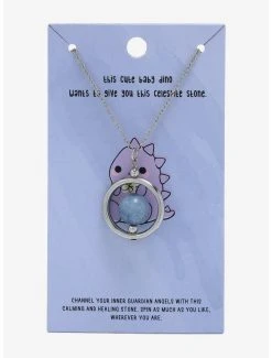 Celestite Stone Fidget Necklace - BoxLunch Exclusive -BoxLunch Shop 18666138 av2