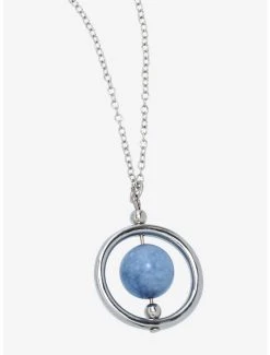 Celestite Stone Fidget Necklace - BoxLunch Exclusive