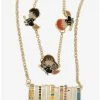 Harry Potter Broomsticks & Books Layered Necklace - BoxLunch Exclusive -BoxLunch Shop 18666868 hi