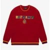 Harry Potter Hogwarts Mismatch Letterman Crewneck - BoxLunch Exclusive