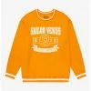 Pretty Guardian Sailor Moon Sailor Venus Varsity Crewneck - BoxLunch Exclusive -BoxLunch Shop 18749985 hi