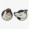 Studio Ghibli Princess Mononoke San & Moro Enamel Pin Set - BoxLunch Exclusive -BoxLunch Shop 18775364 hi