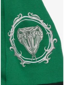 Harry Potter Slytherin Crest Panel Hoodie - BoxLunch Exclusive -BoxLunch Shop 18809313 av2