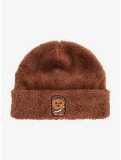 BoxLunch Shop 2 Star Wars Chibi Chewbacca Sherpa Cuff Beanie - BoxLunch Exclusive