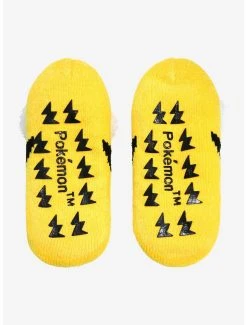 Pokémon Pikachu Winking Slipper Socks - BoxLunch Exclusive -BoxLunch Shop 18809372 av2